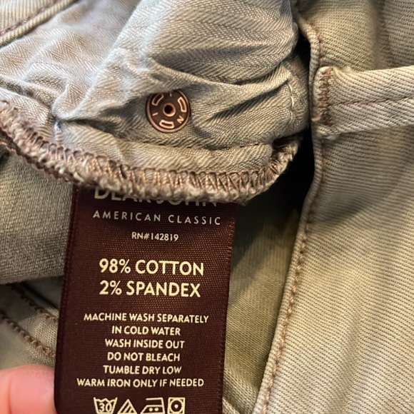 Dear John Tan Embroidered Crop Skinny Jean.  Size 26 - Picture 5 of 5